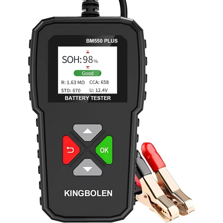 Kingbolen BM550 Plus - battery tester with voltage curve