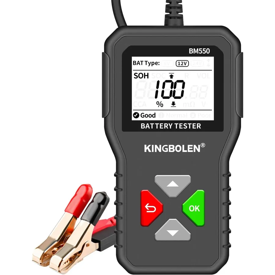 Kingbolen BM550 - 6, 12 and 24 V battery tester