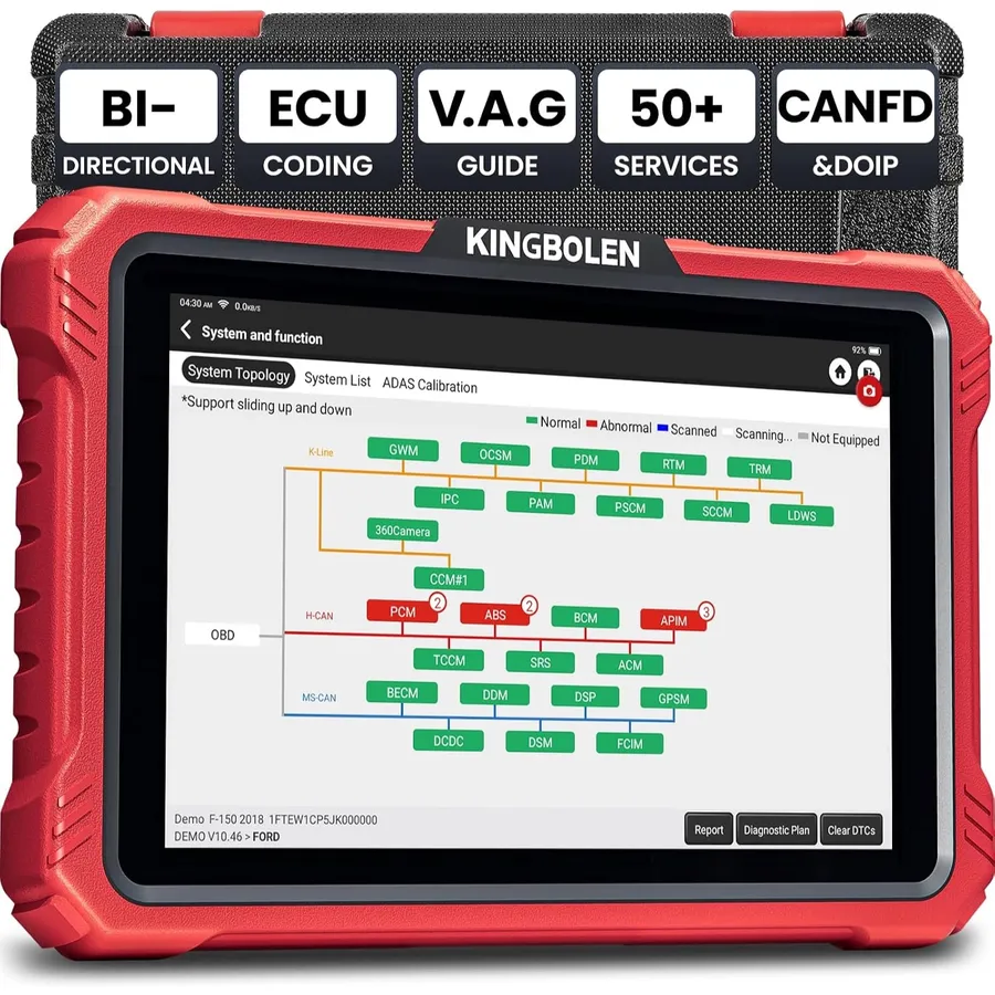Kingbolen K10 Elite - 10-inch car diagnostic tool