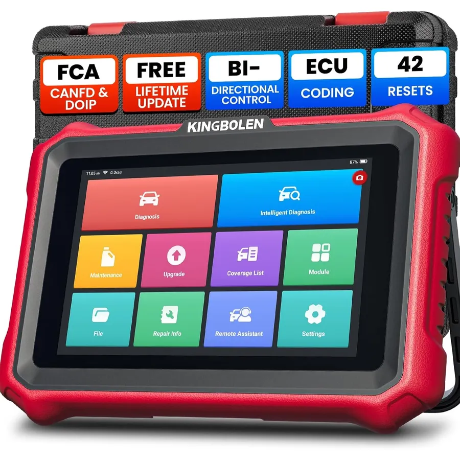 Kingbolen K8 Elite - 8-inch diagnostic tool with camera