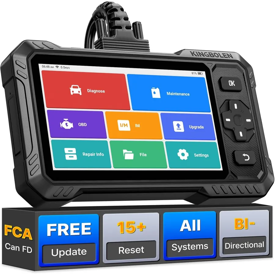 Kingbolen S6 Elite - 6.2-inch full-system diagnostic tool
